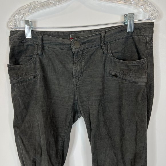 Etienne Marcel 29 Womens Ankle Zip Soft Corduroy Pants - Picture 3 of 14